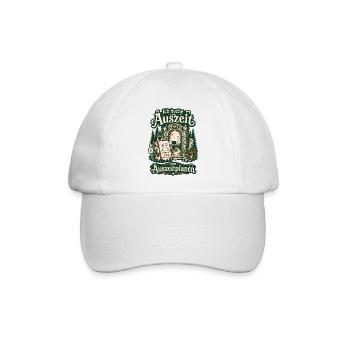 Ich buche eine Auszeit vom Auszeitplanen - Baseballkappe - Weiß/Weiß - Vorne