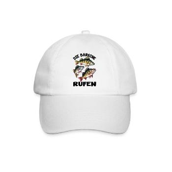 Die Barsche rufen - Baseballkappe - Weiß/Weiß - Vorne