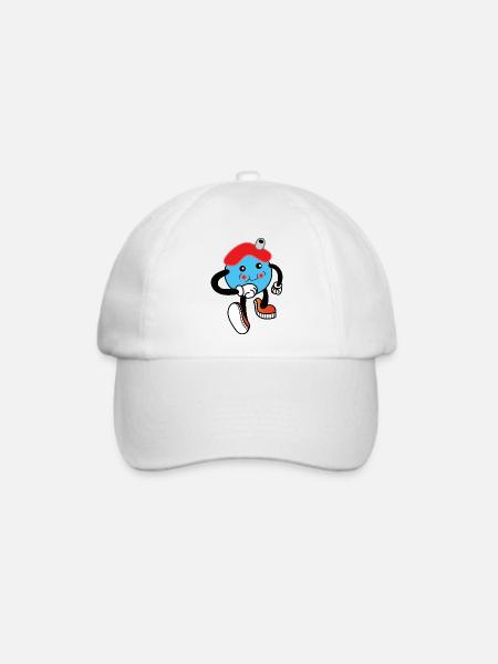 Bubble-Boy-Haus - Baseballkappe - Weiß/Weiß