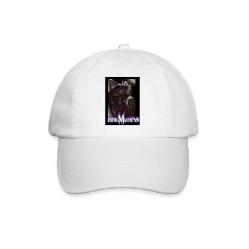 Systemfehler Cyberpunk Glitchcore Grafik Te - Baseballkappe - Weiß/Weiß - Vorne