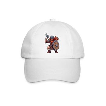 Germane Krieger - Baseballkappe - Weiß/Weiß - Vorne