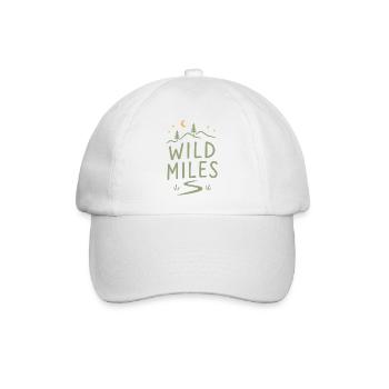 Wandern – Outdoor-Abenteuer – Wild Miles - Baseballkappe - Weiß/Weiß - Vorne