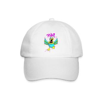 Panic Duck - Baseballkappe - Weiß/Weiß - Vorne