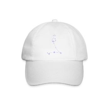 Sternzeichen Stern Pastel Purpur - Baseballkappe - Weiß/Weiß - Vorne