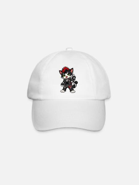 Glatzen Kratzen - Baseballkappe - Weiß/Weiß
