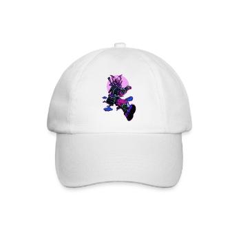 Samurai-Läufer - Baseballkappe - Weiß/Weiß - Vorne