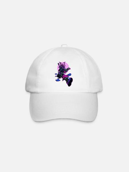 Samurai-Läufer - Baseballkappe - Weiß/Weiß