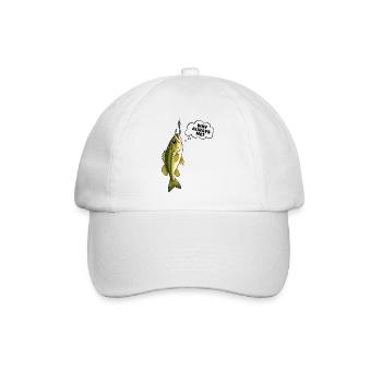 Warum immer ich - Baseballkappe - Weiß/Weiß - Vorne