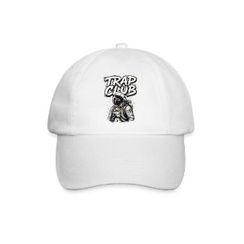 TrapClub Astronautenkette - Baseballkappe - Weiß/Weiß - Vorne