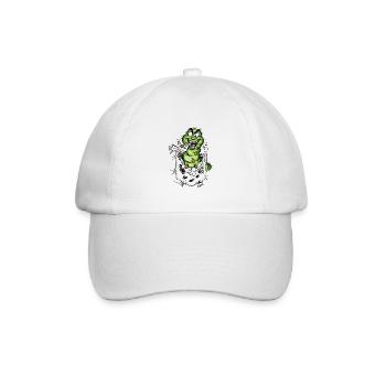 Mad_Caterpillar - Baseballkappe - Weiß/Weiß - Vorne