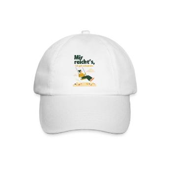 Mir reicht's, ich geh schaukeln Herbst - Baseballkappe - Weiß/Weiß - Vorne