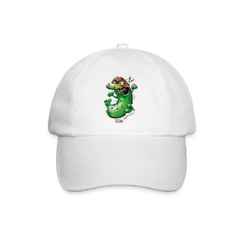 Saure Gurke - Baseballkappe - Weiß/Weiß - Vorne