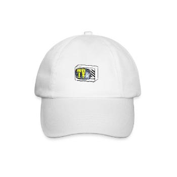 Stukke TV - Baseballkappe - Weiß/Weiß - Vorne