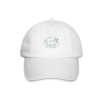 Fuchs - Tier - Zoo - Tierfreund - Naturschutz - Baseballkappe - Weiß/Weiß - Vorne