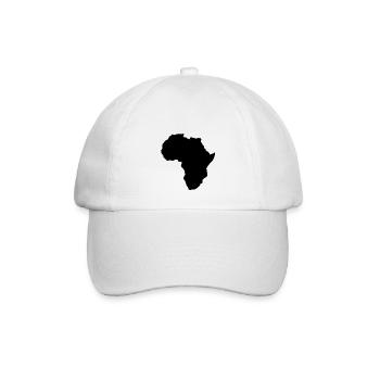 Afrika - Baseballkappe - Weiß/Weiß - Vorne