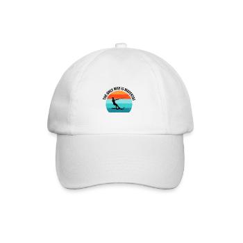 Wasserskier Wasserski Wasserskifahrer - Baseballkappe - Weiß/Weiß - Vorne
