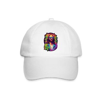 Jesus - Baseballkappe - Weiß/Weiß - Vorne