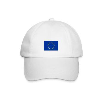 Flagge Europas - Baseballkappe - Weiß/Weiß - Vorne