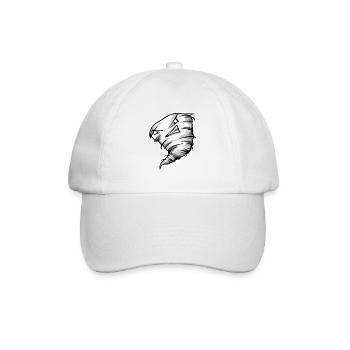 Tornado - Baseballkappe - Weiß/Weiß - Vorne