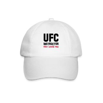 ufc instructor - Baseballkappe - Weiß/Weiß - Vorne