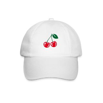 Cherries - Baseballkappe - Weiß/Weiß - Vorne