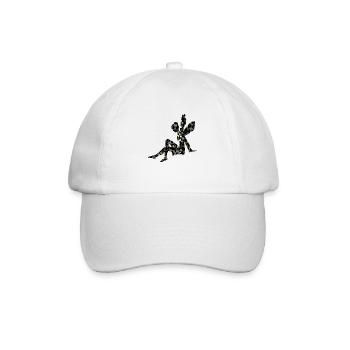 Elfe - Baseballkappe - Weiß/Weiß - Vorne