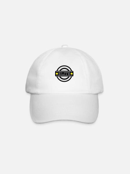 ELITE Fight crew - Baseballkappe - Weiß/Weiß