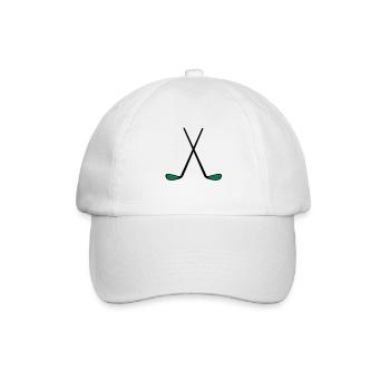golfschläger - Baseballkappe - Weiß/Weiß - Vorne