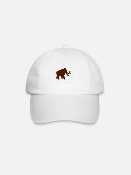 wolliges Mammut - Baseballkappe - Weiß/Weiß