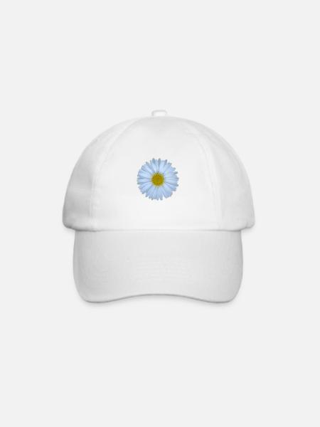 Gänseblümchen Blume Blüten Sommer Sonne Geschenk - Baseballkappe - Weiß/Weiß