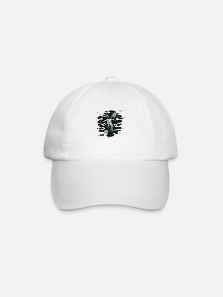 Astronaut - Baseballkappe - Weiß/Weiß