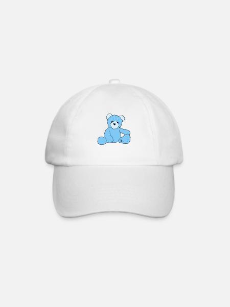 Teddy - Baseballkappe - Weiß/Weiß