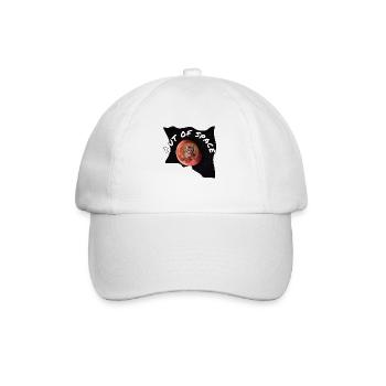 Space cat 6 - Baseballkappe - Weiß/Weiß - Vorne