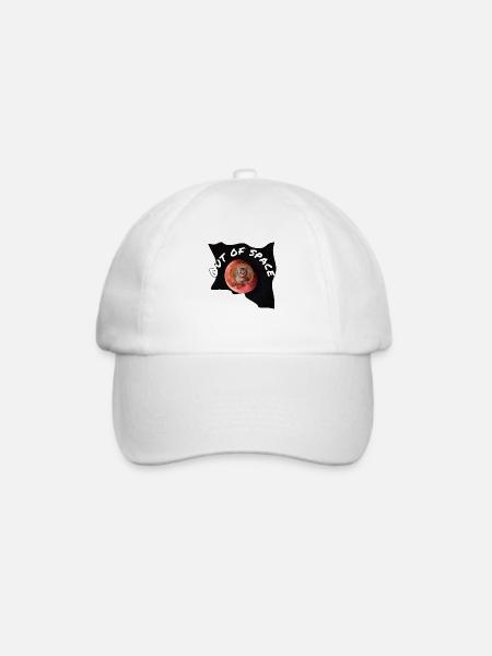 Space cat 6 - Baseballkappe - Weiß/Weiß