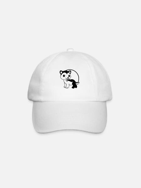 DOG CAT PET - Baseballkappe - Weiß/Weiß