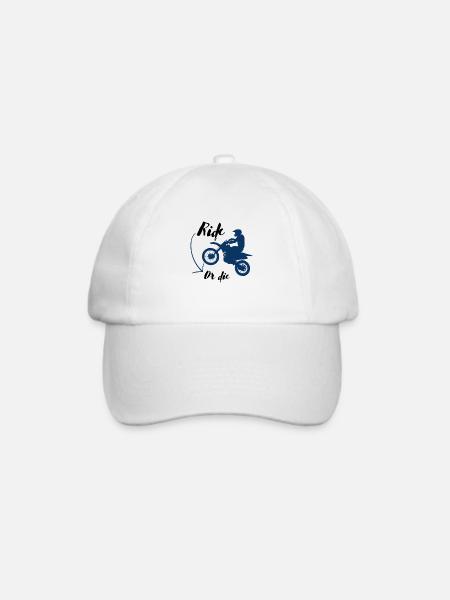 Ride or Die Merchandise - Baseballkappe - Weiß/Weiß