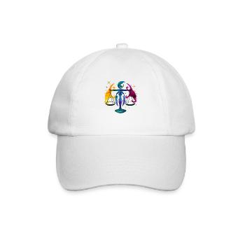 Die Astro-Skala - Baseballkappe - Weiß/Weiß - Vorne
