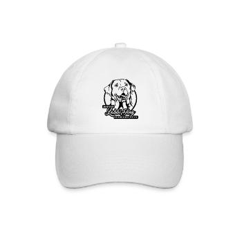 Labbi Ding lustiger Labrador Labbi Spruch Wilsigns - Baseballkappe - Weiß/Weiß - Vorne