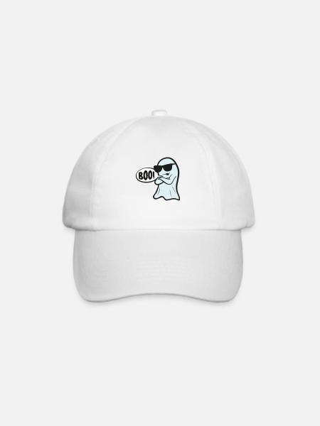 Boo - Baseballkappe - Weiß/Weiß