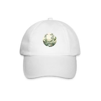 Bambus-Horizont - Baseballkappe - Weiß/Weiß - Vorne