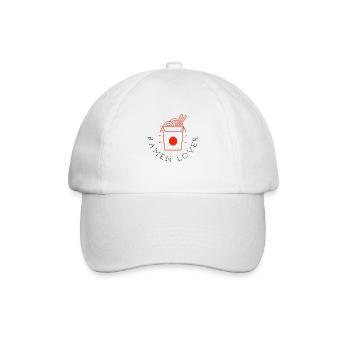 Feinschmecker - Baseballkappe - Weiß/Weiß - Vorne
