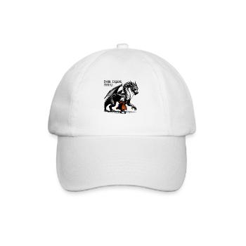 Doing Dragon Things - Baseballkappe - Weiß/Weiß - Vorne