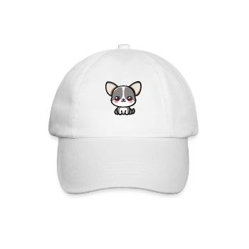 Kawaii Chihuahua! - Baseballkappe - Weiß/Weiß - Vorne