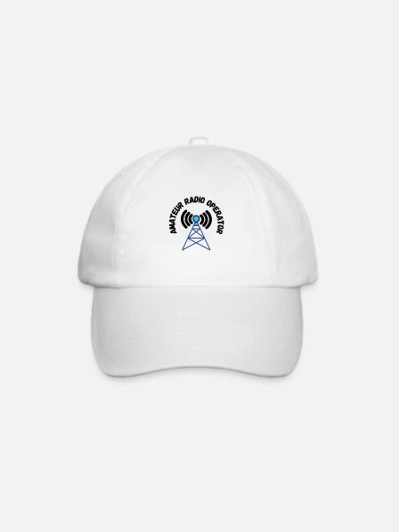 Amateur Radio Operator - Baseballkappe - Weiß/Weiß