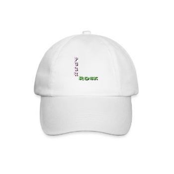 punk punk rock - Baseballkappe - Weiß/Weiß - Vorne