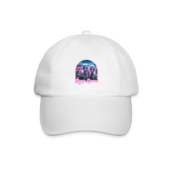 Zwei süße Ponys - Magic Queen - Baseballkappe - Weiß/Weiß - Vorne