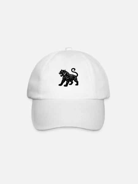 tiger - Baseballkappe - Weiß/Weiß