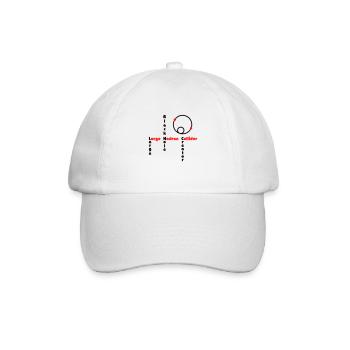 Black Hole - Large Hadron Collider - Baseballkappe - Weiß/Weiß - Vorne