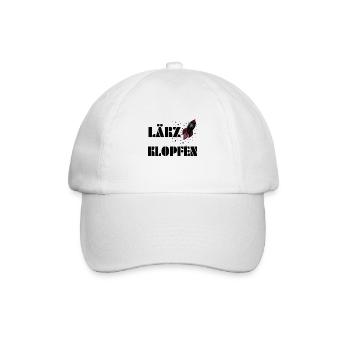 perfekter Spruch zur Fusion "Lärzklopfen" - Baseballkappe - Weiß/Weiß - Vorne