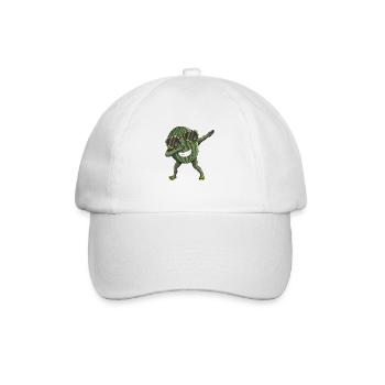 Wassermelone dabbing - Baseballkappe - Weiß/Weiß - Vorne